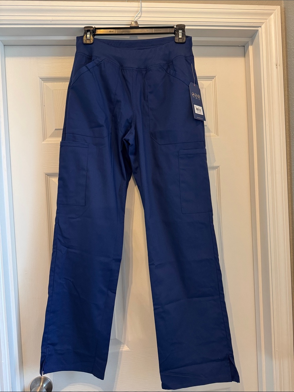 Cherokee Women's Navy Cargo Scrub Pants